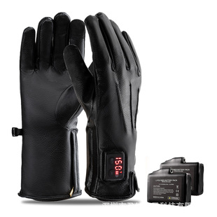 Factory Direct Sales Casual Heated Gloves, Precise Temperature Control, Waterproof and Windproof, Touch Screen Genuine Leather Warm Heating Gloves