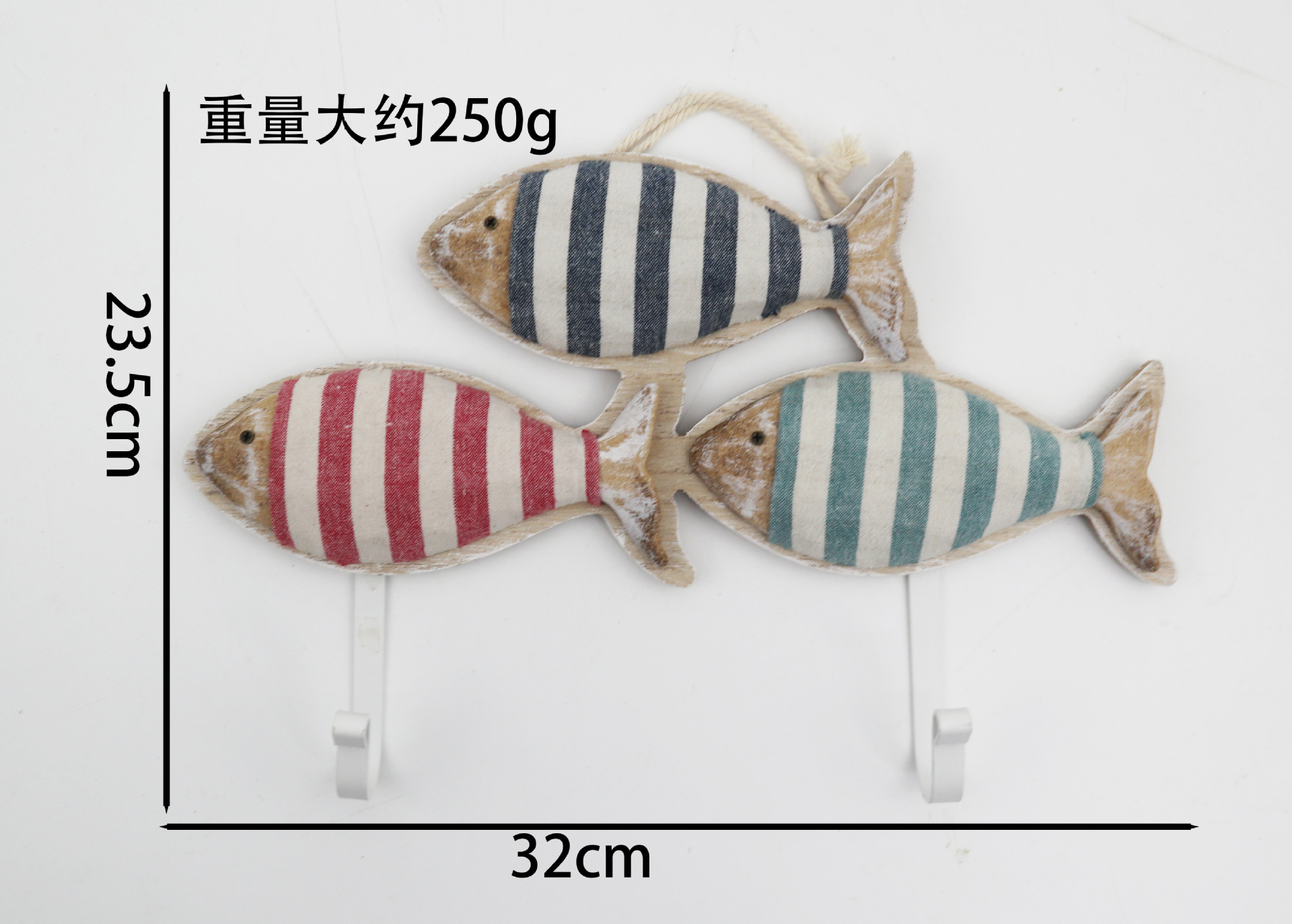 Three color hook fish