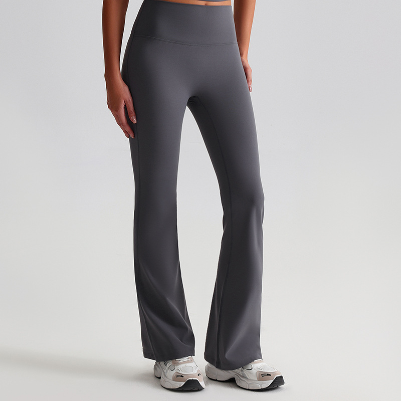 Wide-leg Bell-bottoms Tight Nude Feel Hip Raise Yoga Pants