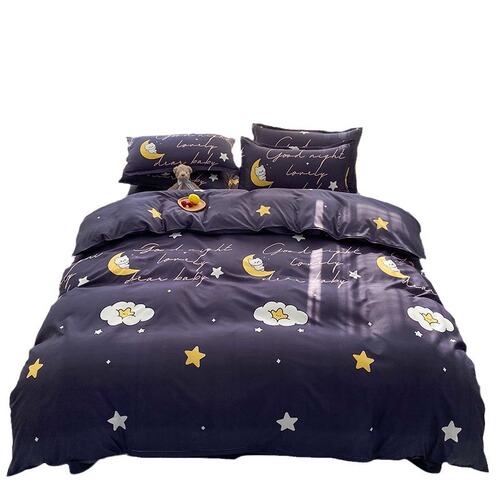 New cartoon quilt cover single piece 150x200 quilt cover 1.8 student dormitory sheets college students bedding on behalf of