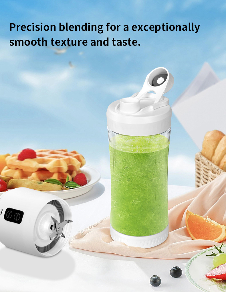 Taşınabilir blender, USB şarjlı, kablosuz sıkacak bardak