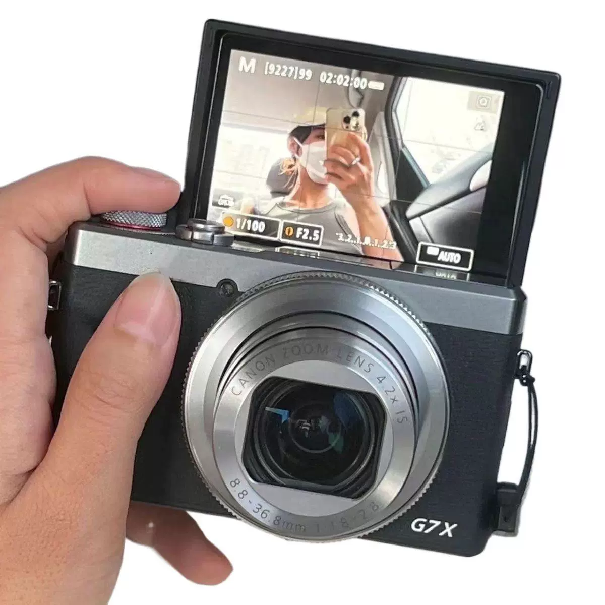 Цифровая камера Canon G7X, HD в ретро-стиле, с возможностью загрузки на мобильный