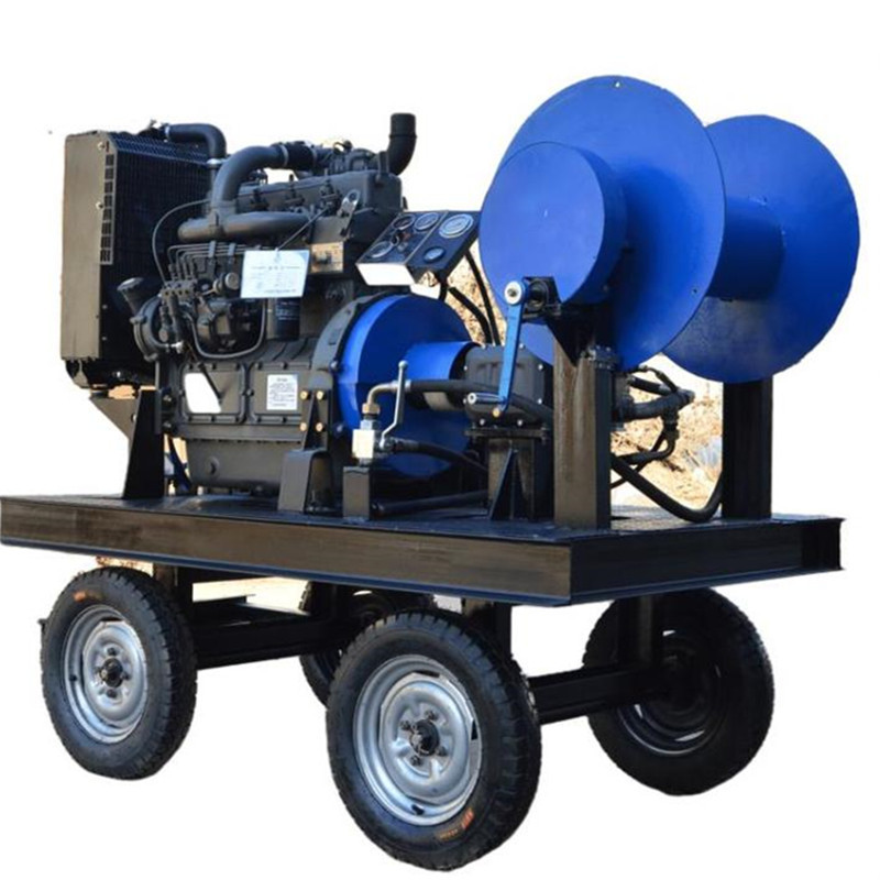 物业用下水管道疏通机 地埋管道淤泥水冲式疏通机 高压泵清洗机
