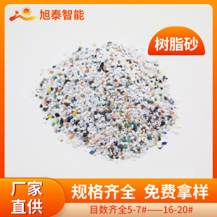 Resin Sand Supply Wholesale Colorful Epoxy Floor Resin Sand Stainless Steel Copper Aluminum Parts Paint Film Coating Removal