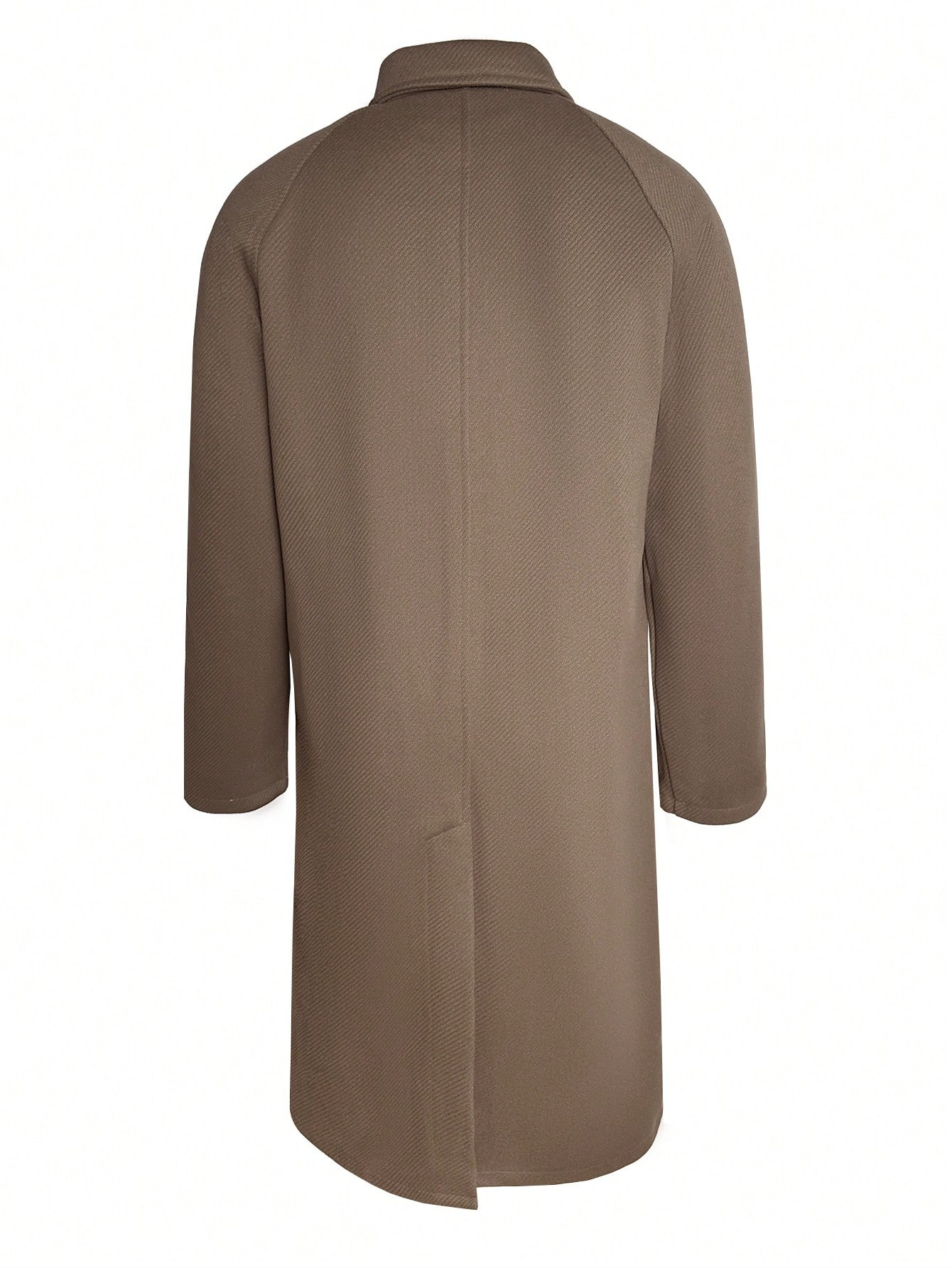 Otoño y invierno de 2025 ropa de hombre transfronteriza europea y americana chaqueta de lana larga abrigo de lana Amazon temu abrigo