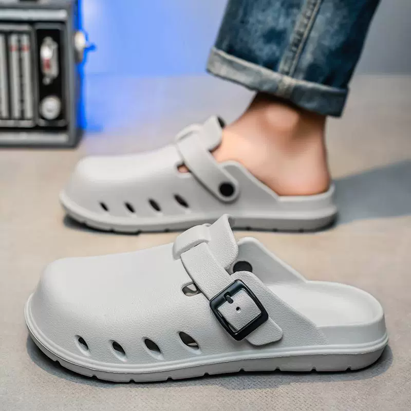 Летние модные универсальные тапочки, сандалии для отдыха, туфли, мягкая подошва.