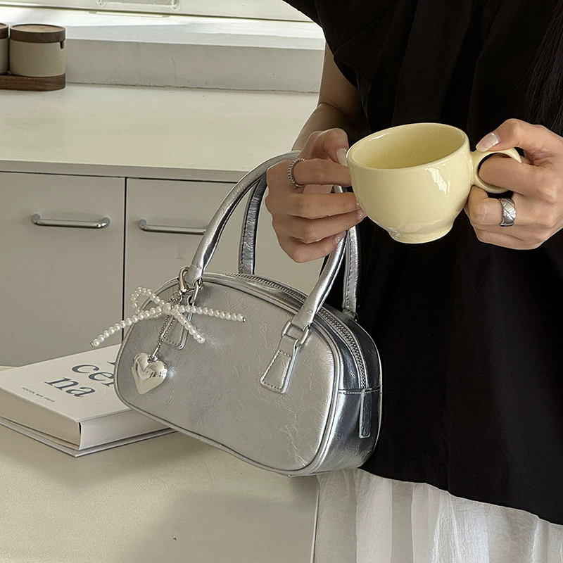 Sophisticated small design handheld shoulder bag, universal bag strap, small bag, South Korea