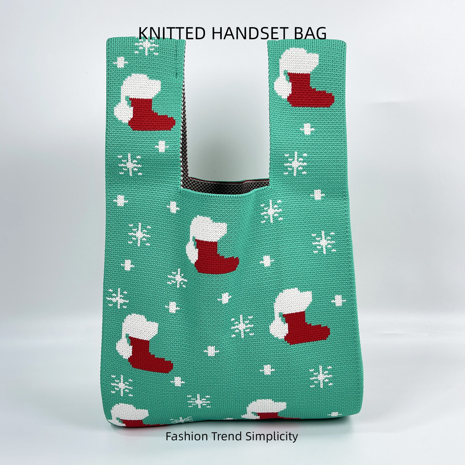 Navidad, regalo de Año Nuevo, bolsos de punto, bolsos de mujer, bolsos rojos, bolsos de brazo, bolsos de mujer.