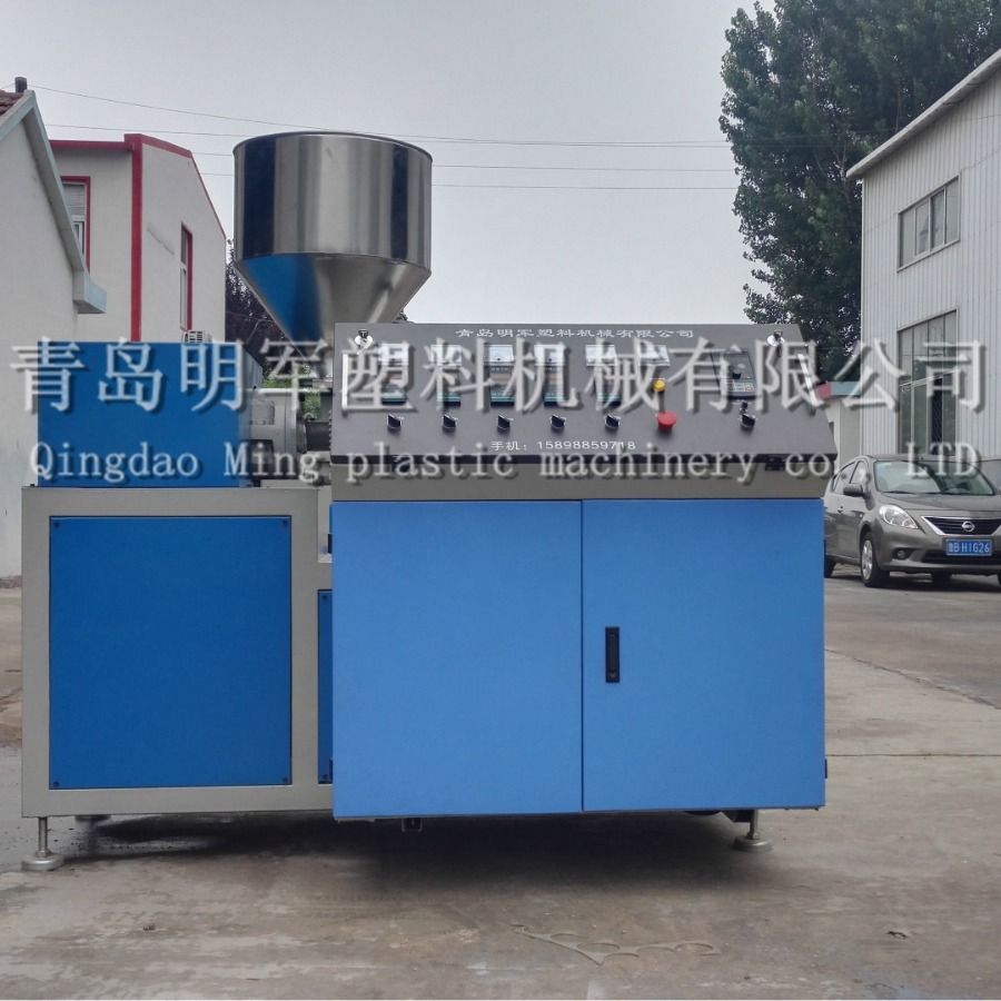 青岛明军牌SJ45 PVC PE PP-R管材挤出生产线 单螺杆挤出生产线