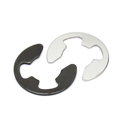 304 stainless steel E-type circlip open retaining ring E-shaped snap ring snap ring buckle 2/2.5/3/GB896/DIN6799
