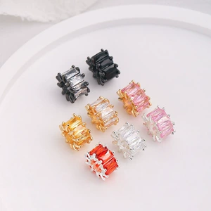 18K Gold-Plated Copper Color-Preserving Spacer Beads Handmade Loose Beads DIY Bracelet Necklace Crystal Pearl Spacer Beads Jewelry Accessories