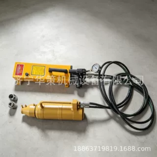 前卡式张拉千斤顶25T单根锚索预应力张拉工具穿心前卡式千斤顶