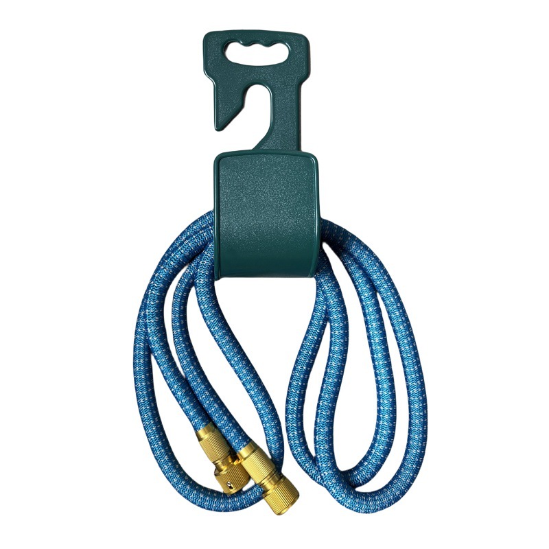 Large Hook for Garden Hose, Convenient Storage for Car Wash Water Gun, Telescopic Hose Rack Hook Accessories, Black