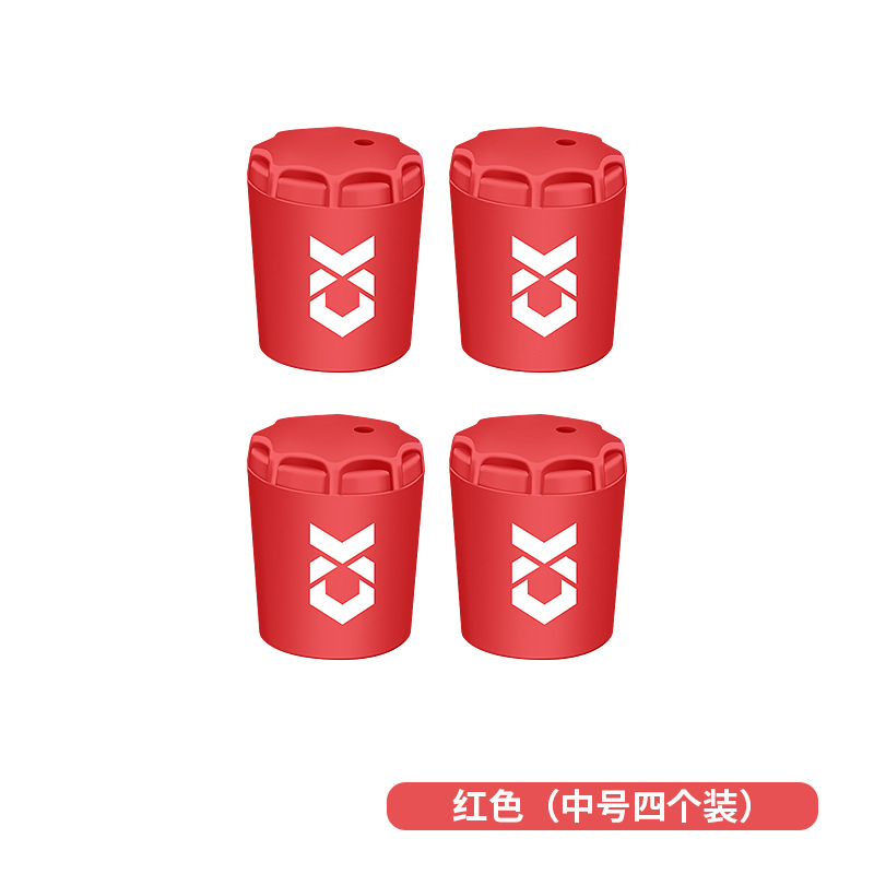 Qianrui nueva caña de Luya, cubierta protectora de silicona de bloqueo trasero, cubierta de bloqueo trasero, caña de pescar antideslizante, accesorios de pesca de bloqueo trasero