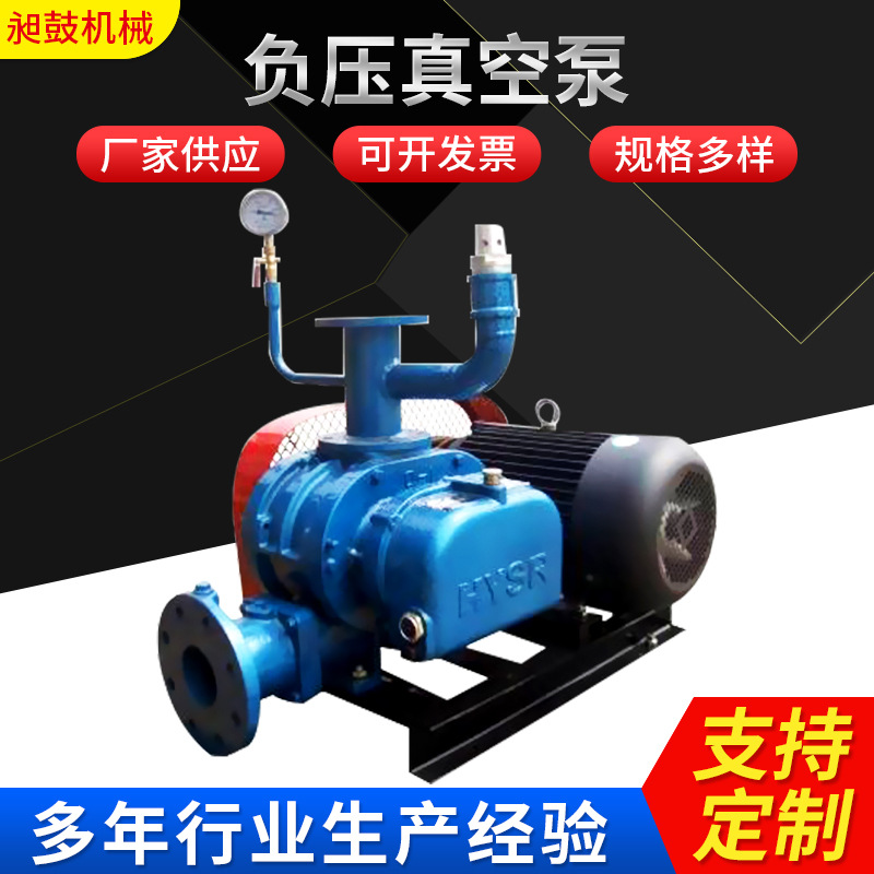负压真空泵 转换无噪音负压值高吸力大无缓冲空隙 罗茨真空泵
