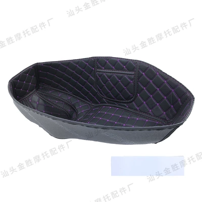 Motorcycle cushion Motorcycle Leather Seat Cushion - bp160-36034-pcx160-seat-bucket-pad-purple-line