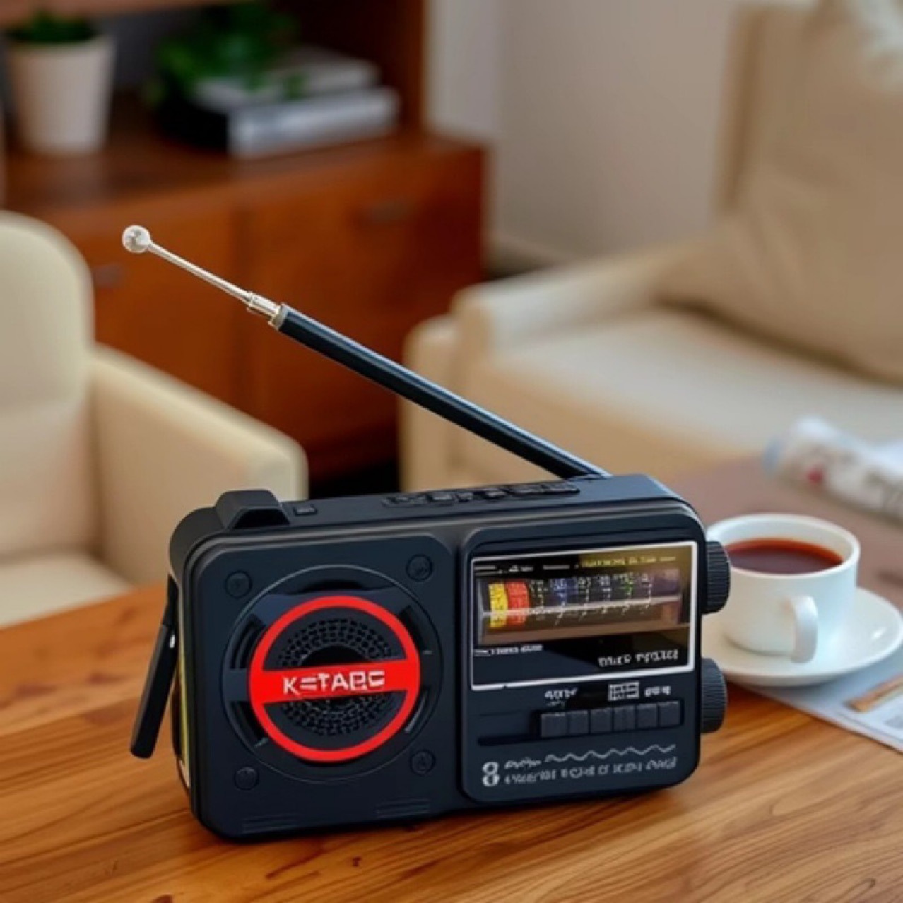 Radio solar al aire libre portátil AMFMSW multibanda Bluetooth emergencia multifunción hogar retro pequeño