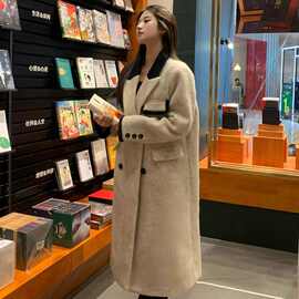 高级感呢子大衣女2025秋冬季新款毛呢外套小个子韩系慵懒风中长款
