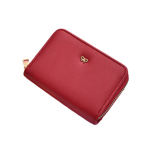Pure Color Cute Ins Ultra-Thin Card Holder, Small and Compact with Multiple Card Slots, Large Capacity Integrated Bag, Document Slot, Driving License Can Be Issued