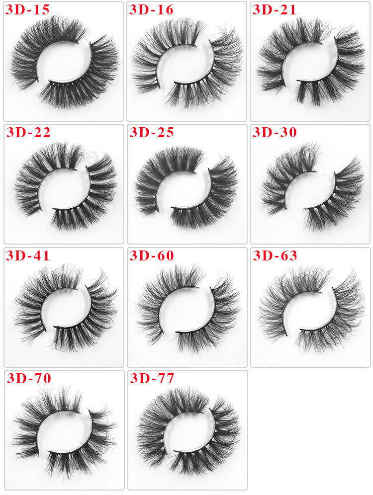 New Three Dimensional Messy Imitation Mink Hair False Eyelashes display picture 1