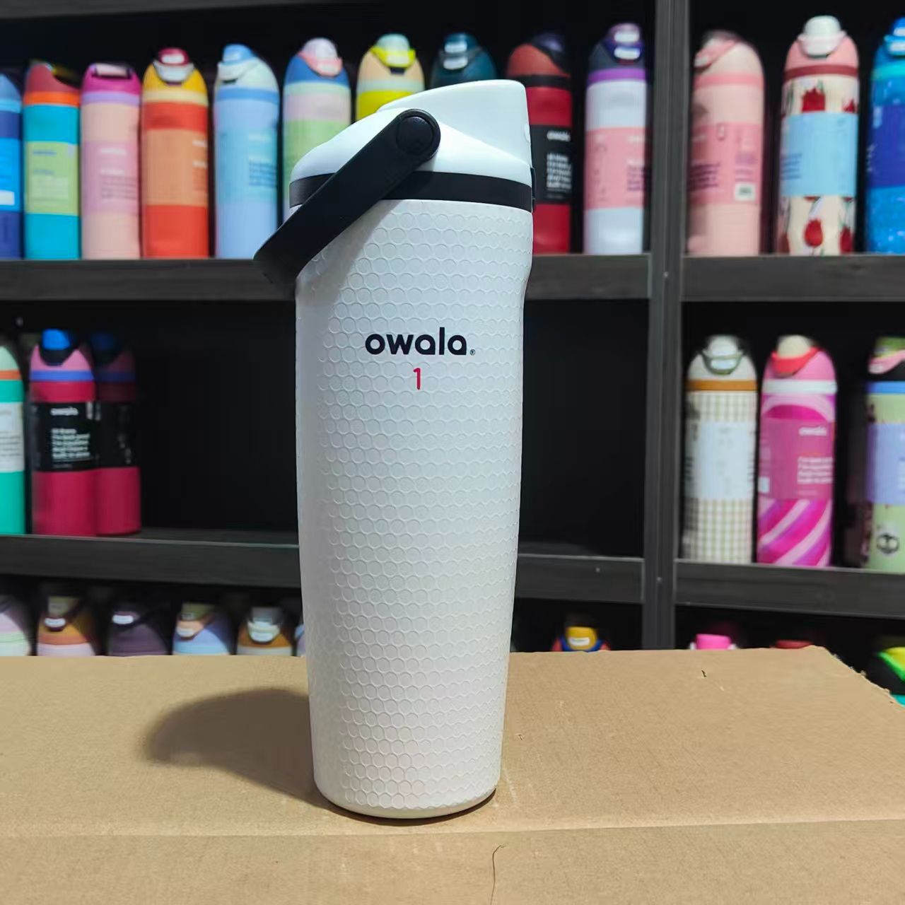 Nuevo termo Owala de Amazon, taza de agua de acero inoxidable 304 de gran capacidad, taza de agua deportiva al vacío para exteriores