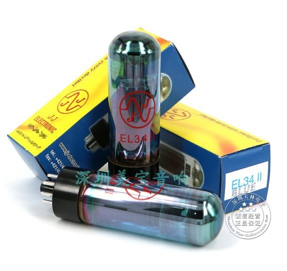 捷克 JJ EL34二代 电子管蓝屏白屏 代EL34/6P3P/6L6/KT66配对