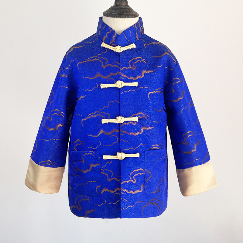 Boys' Tang Suit Hanfu Jacket Autumn Chinese Performance Costume Children's Formal Wear Boys' Traditional Chinese Style Ancient Costume New Year Outfit Boys' Tang Suit Hanfu Jacket Autumn Chinese Performance Costume Children's Formal Wear Boys' Traditional Chinese Style Ancient Costume New Year Outfit