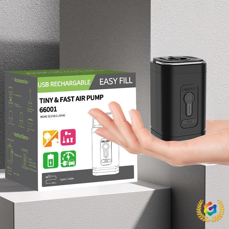 の2400毫安超长续航蓄电泵充气床垫充吸量用泵户外无线