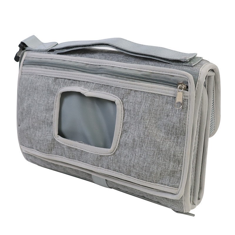 Ventas transfronterizas calientes impermeable diafragma de bebé novato papás cambiando pañales almohadilla colgante bolsa de almacenamiento plegable