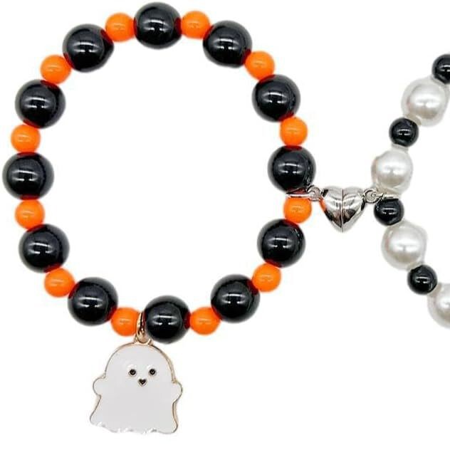 2 Spider Matching Friendship Bracelets Spider Charm Bracelets Poker Ghost Guitar Tree
