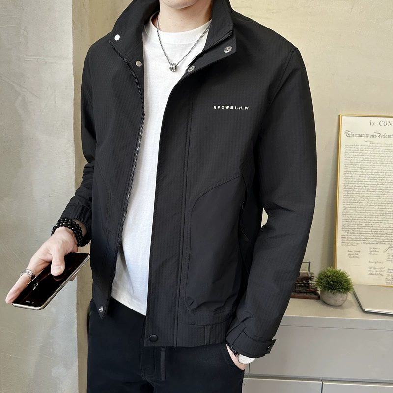 Van Wo FW9567 2024 Spring New Establishment Jacket Leisure Korean Jacket Men's Men's Wardd Permination Youth