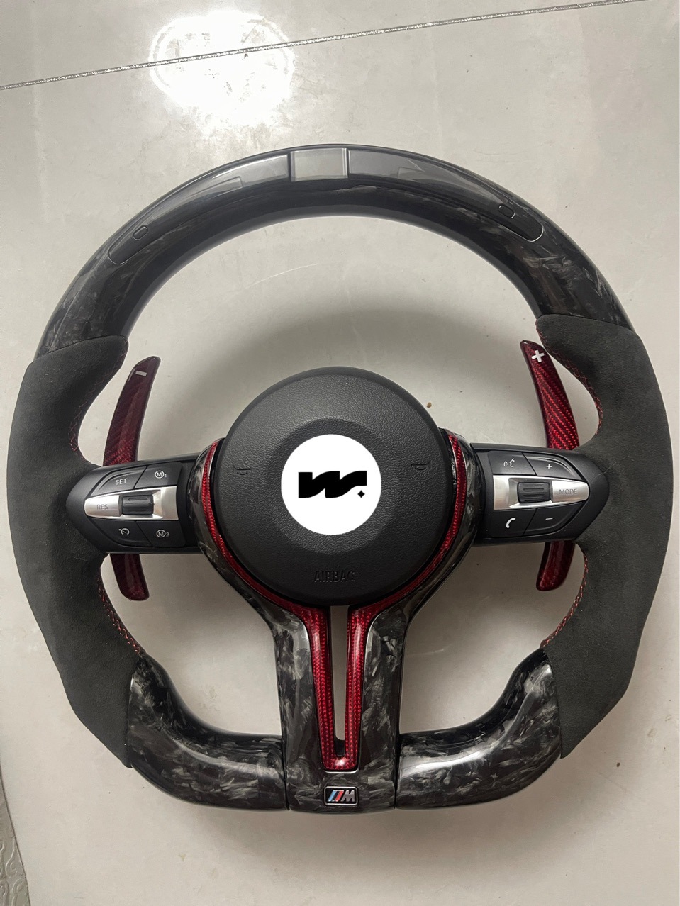 Suitable for Bmw Carbon Fiber Steering Wheel Modification for 3 Series, 5 Series, F30, F10, F01, F07, F25, F26, F15, F16