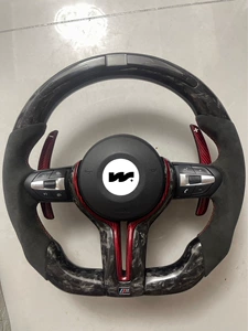 BMW 3, 5 Seriyası, F30, F10, F01, F07, F25, F26, F15, F16 üçün Karbon Fiber Sükan