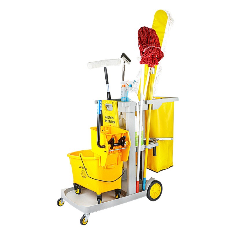Baiyun cleaning car cleaning car multifunctional trolley Hotel Hotel Room Service work linen car tool car