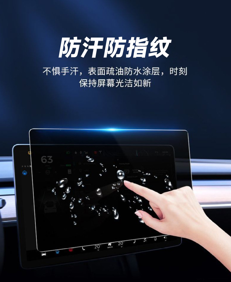Car Navigation Film Universal Customizable Instrument Central Control Touch Screen Anti-Reflective Electric Vehicle Display Dimming Film