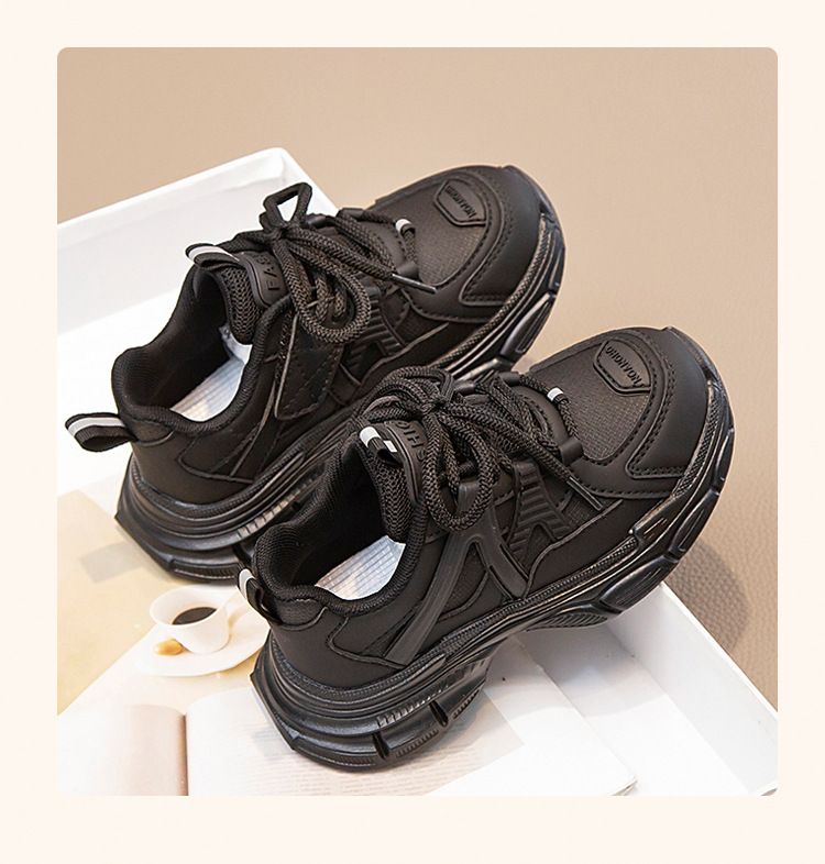 Scarpe sportive per bambini per ragazze, papà, primavera e autunno, scarpe alla moda per studenti casuali, piccole_voghion.com