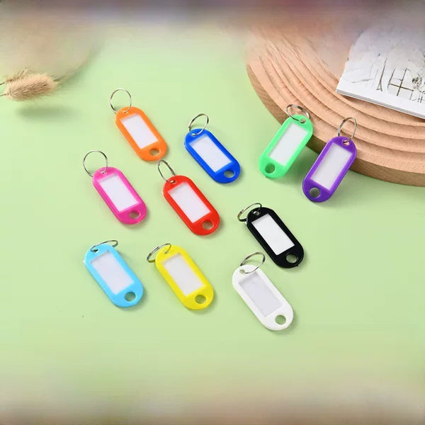 PP key card plastic number can be written pendant listing Hotel Hotel label classification card key card key chain