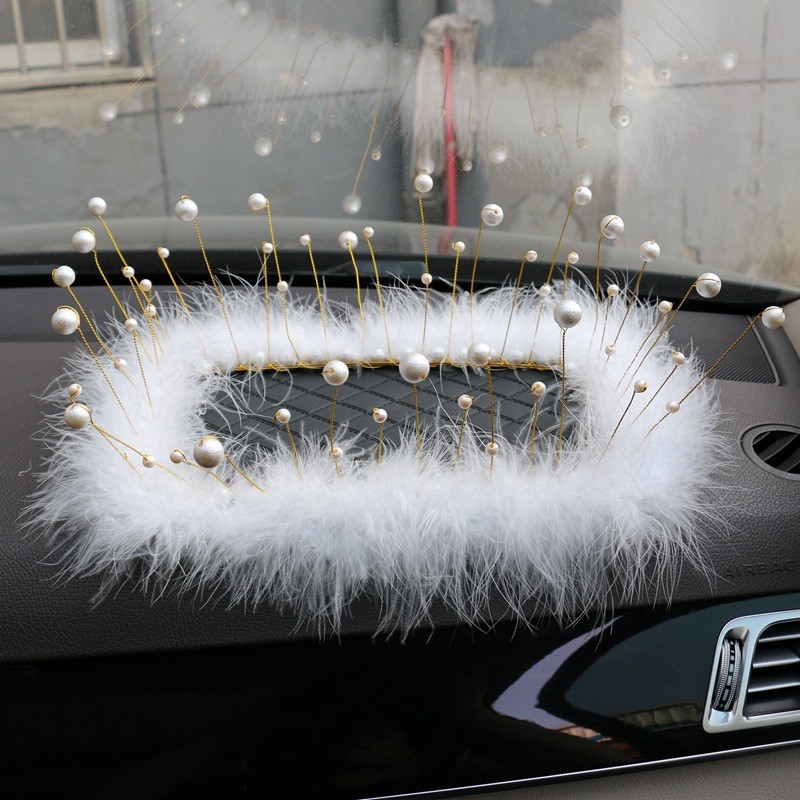 Car Feather Anti-Slip Mat: Qianxiang Anti-slip mat - pearl-feather-30-15cm