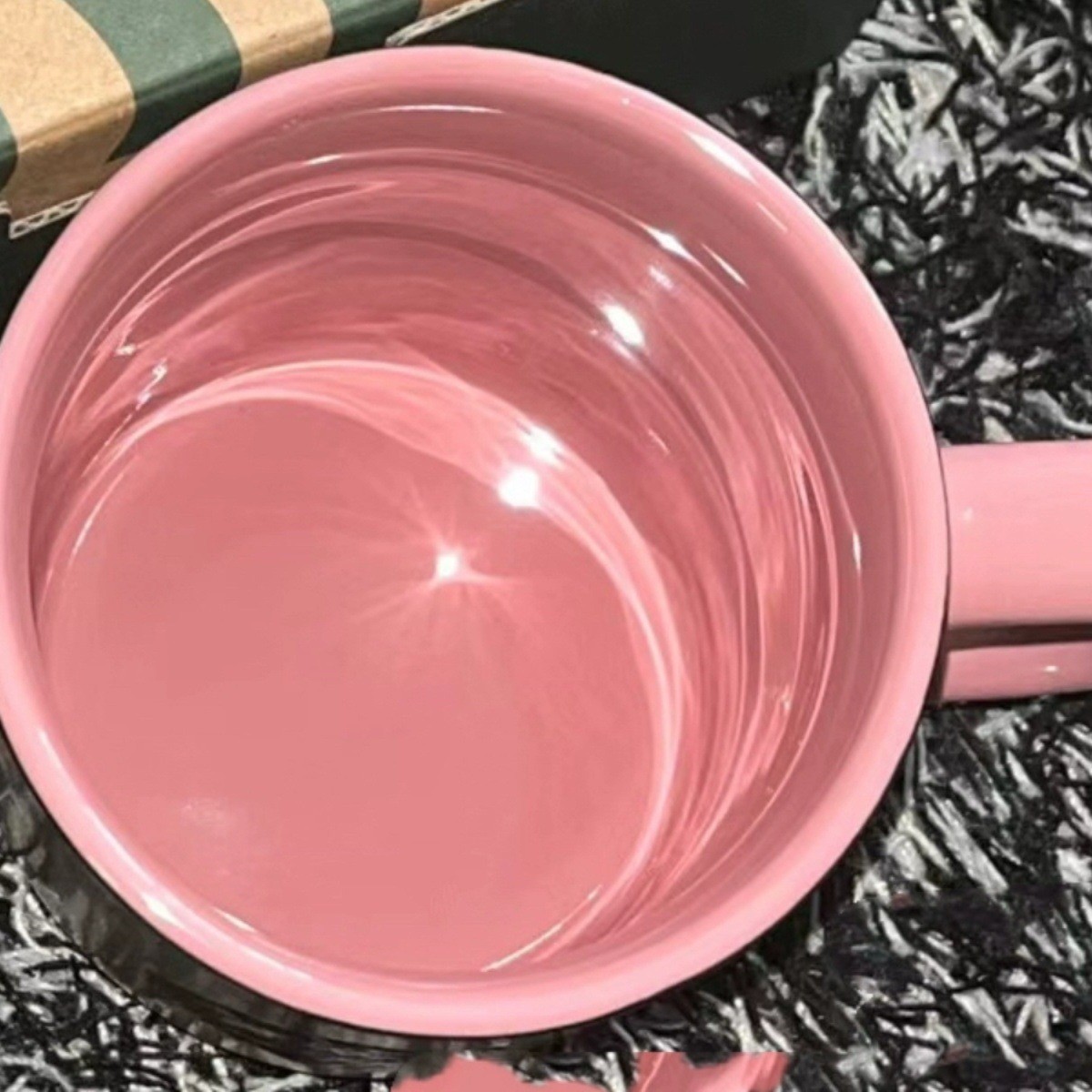 Star Daddy blackpink copos de oro negro tazas de cerámica de oficina en el hogar tazas de café de mesa en stock