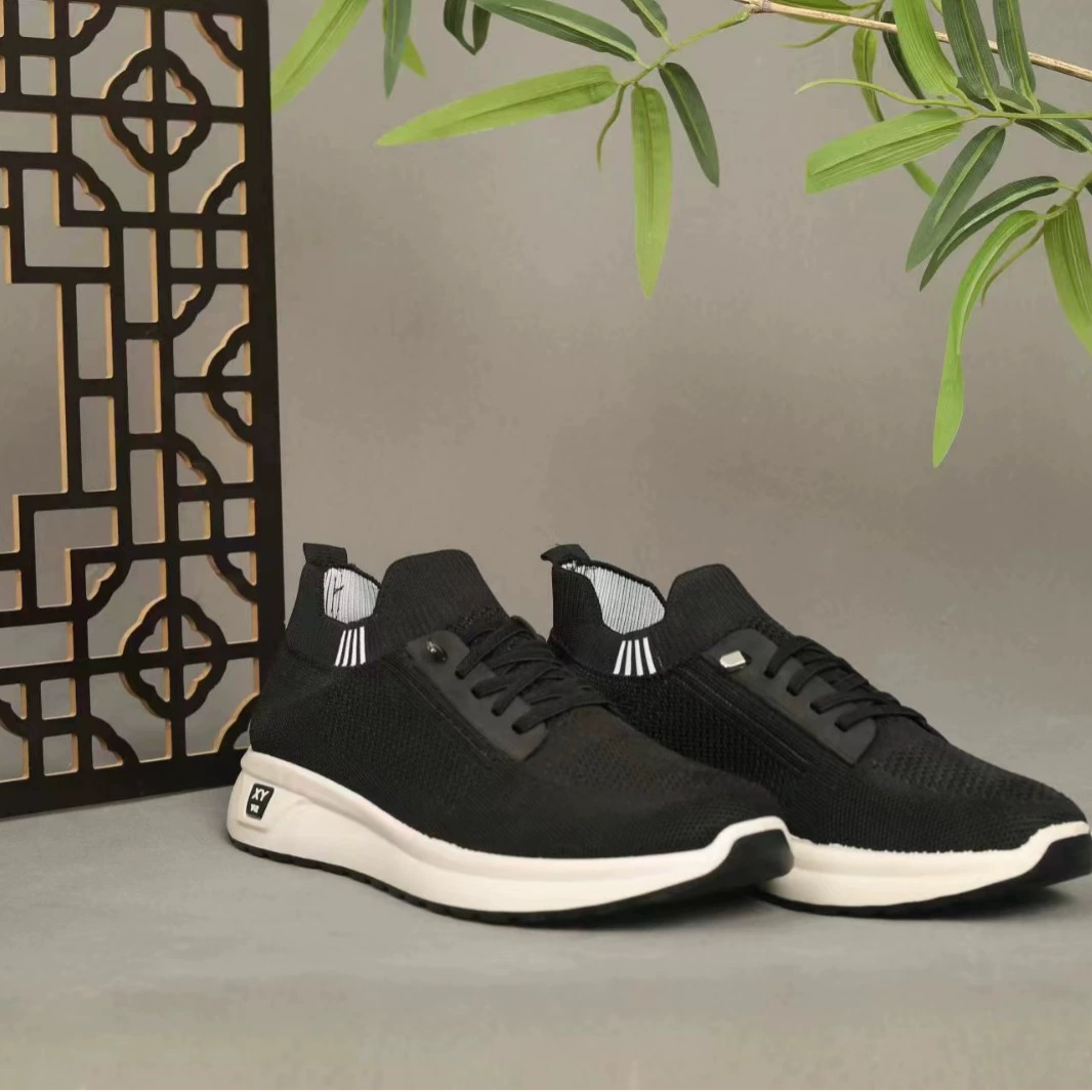Men's autumn footwear for leisure, breathable comfortable sports shoes, socks