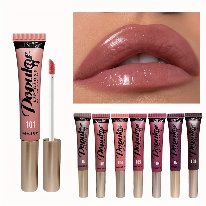 21g Weight Lip Glaze Type Of Cosmetics Plastic Material Multicolor Pattern Casual, Vacation Style Casual Vacation Multicolor Plastic Lip Glaze 3