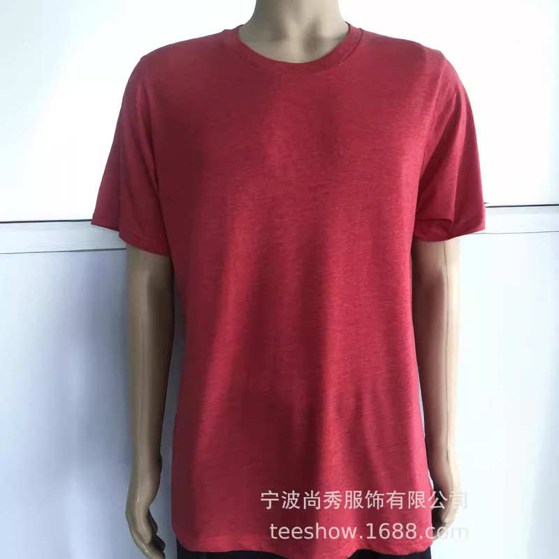 Foreign trade promotion polyester cotton custom, polyester cotton printed T-shirt custom Foreign trade promotion polyester cotton custom, polyester cotton printed T-shirt custom