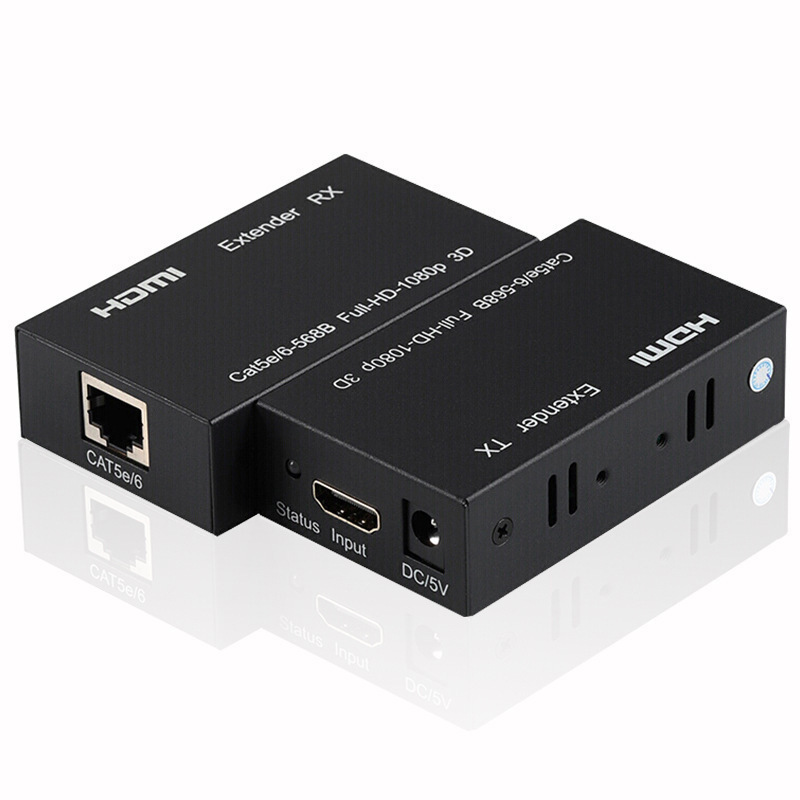 HDMI siqnal uzadıcı 60m, RJ45 şəbəkə kabeli ilə 1080P