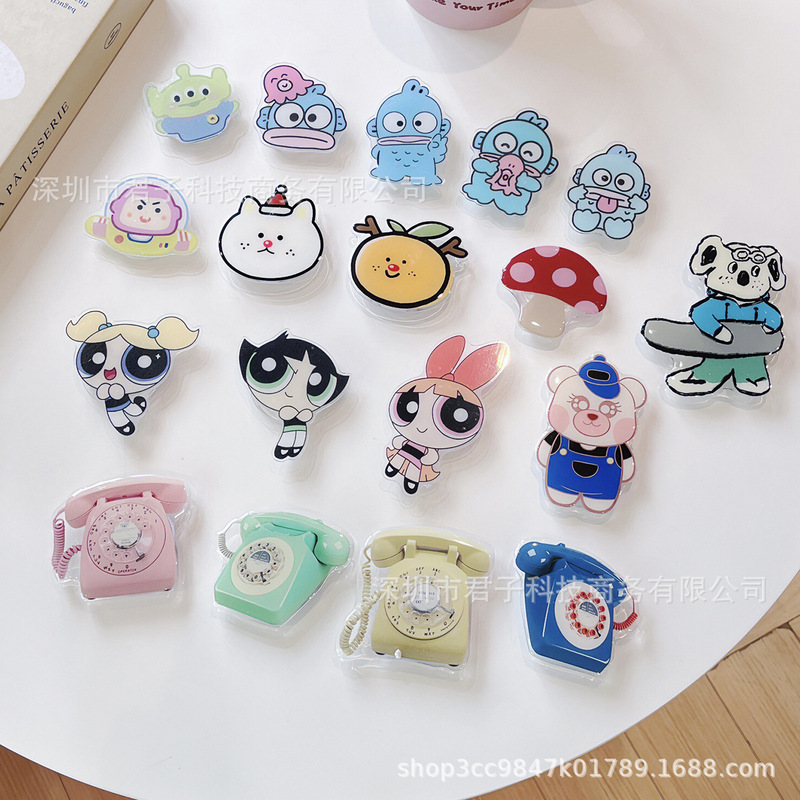 A Han Feng ins Cartoon Cute Cute Funny Acrylic Drop Glue Back Sticking Telescopic Magnetic Sticking Airbag Bracket Factory A Han Feng ins Cartoon Cute Cute Funny Acrylic Drop Glue Back Sticking Telescopic Magnetic Sticking Airbag Bracket Factory