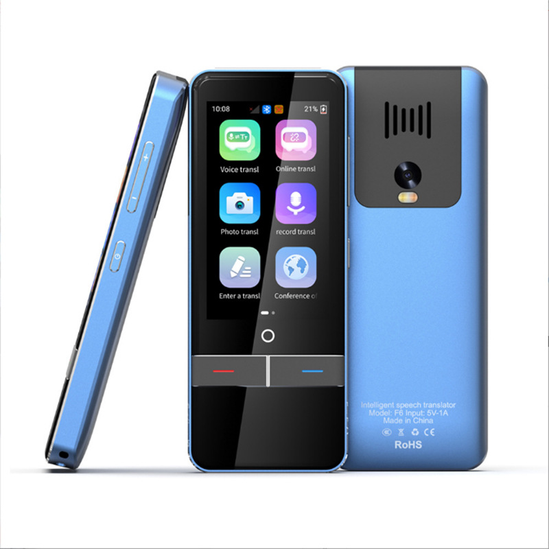 F6跨境智能AI语音翻译机同声传译拍照翻译笔离线对话翻译器139语