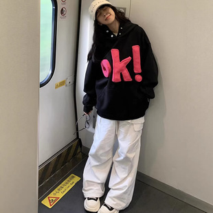 2025��ʽ�߽�OK��ĸ�Bñ�l��Ů����oversize�ﶬ�ӽq�nϵ㼑�����