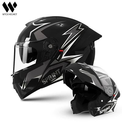 Certified, Bluetooth, Unisex, All-Season, Electric, Motosiklet kaskı (dəbilqə) - flash-soul-black-silver-one-size-fits-all-54-61cm