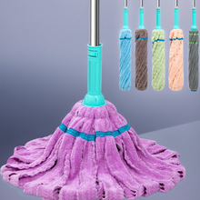 免手洗自拧水拖把家用一拖净懒人布条拖把毕卡索旋转拖把拖地神器