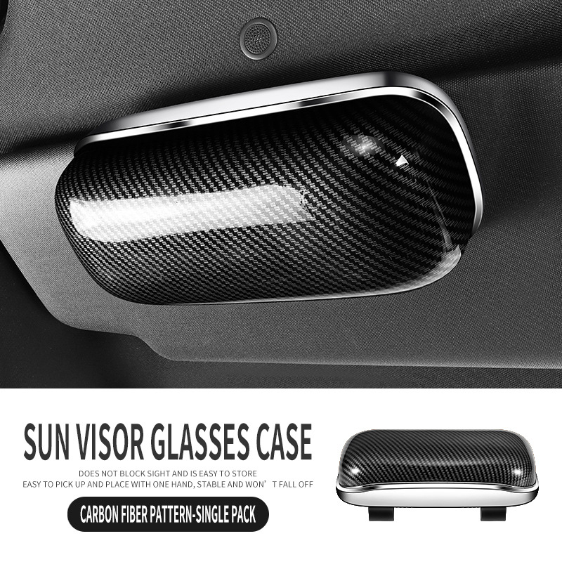 Sun Visor Universal: Universal Car Glasses Clip/Bill Clip - carbon
