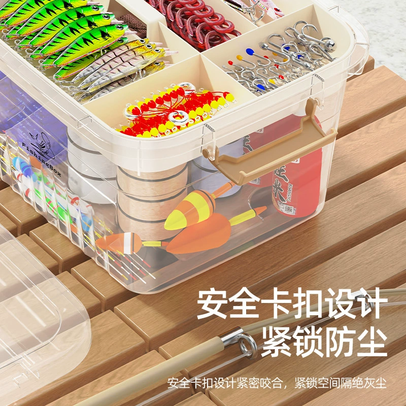 Travel capacious fishing line, handheld storage box